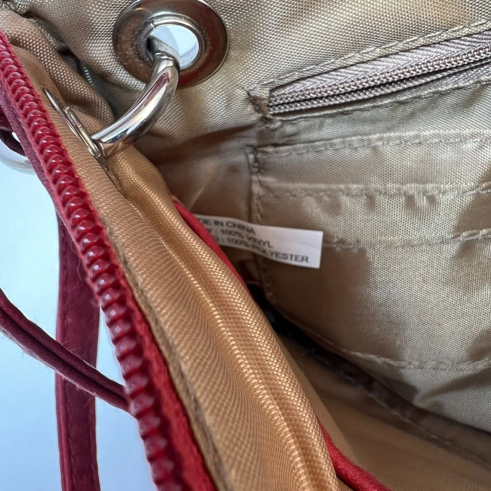 Koltov Crossbody Red Purse Handbag 10